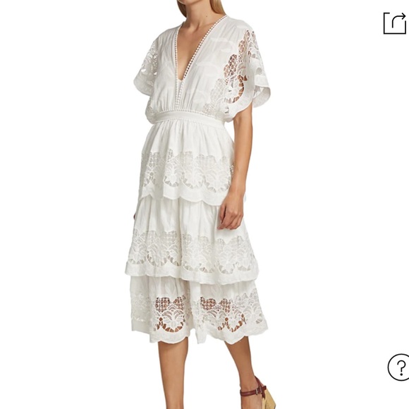 Farm Rio 😍🌴Richelieu MIDI Dress Small - Picture 5 of 10